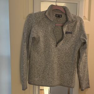 Patagonia Heathered Gray Fleece Pullover